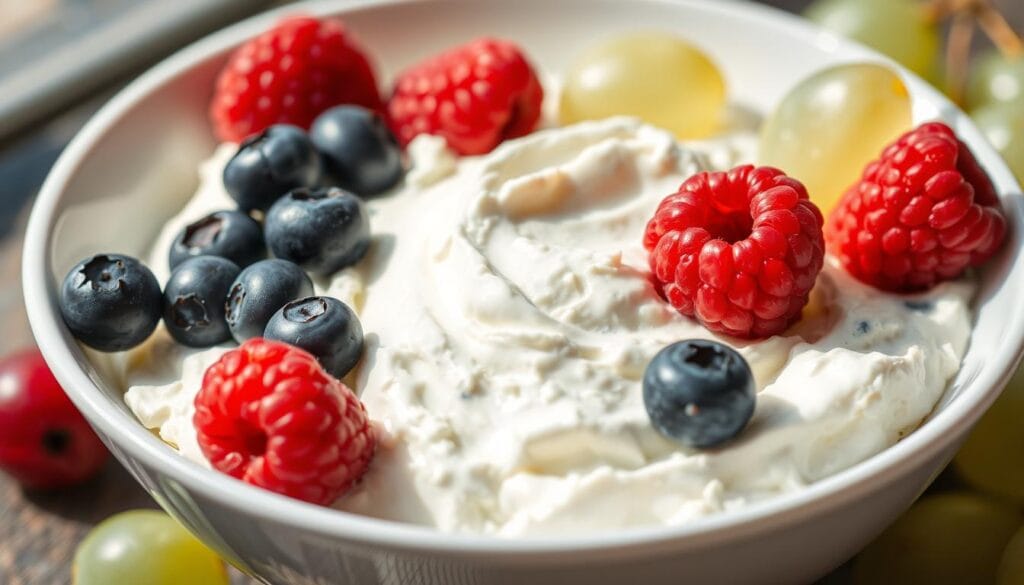 Cottage Cheese with Fresh Fruits Cottage Cheese with Fresh Fruits