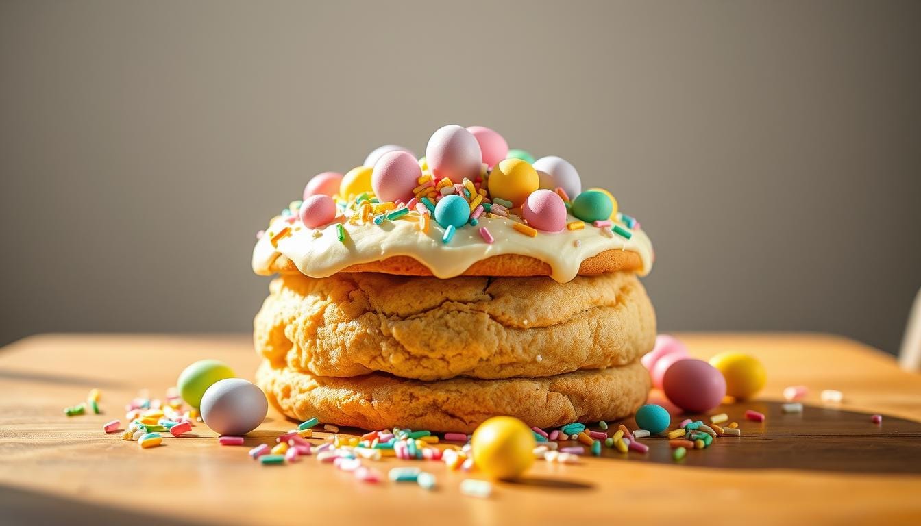easter cookie cake