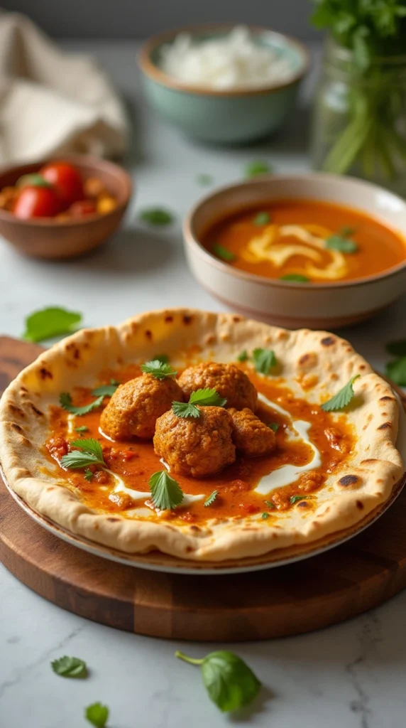 Authentic Paratha Curry