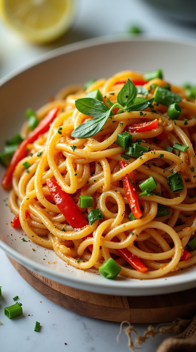 Spaghetti Squash Chow Mein